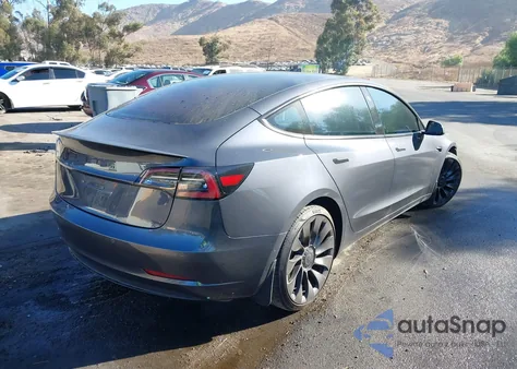 2021 Tesla Model 3 Performance Dual Motor All-Wheel Drive из США, поврежденный, VIN 5YJ3E1EC4MF990570